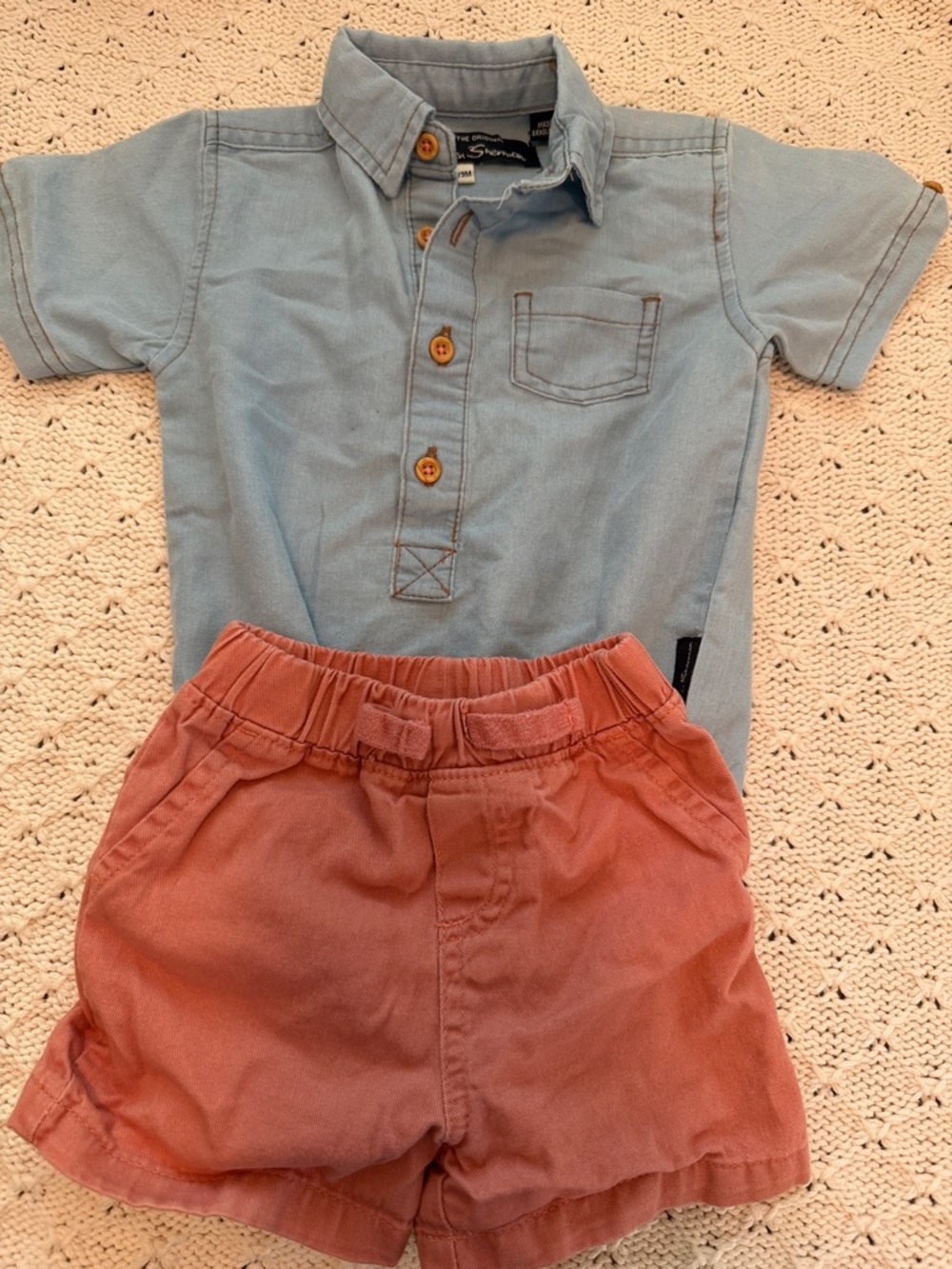 Ben Sherman Baby Polo in Pale Blue with Target Logo